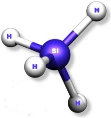 SiH4 molecule