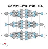 Atomic structure of bulk hBN